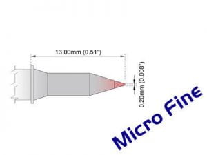 M6C002 Thermaltronics M6C002 Conical 0.20mm 0.008, Micro Fine