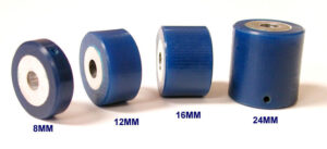 Quad - PPM 8mm Blue Urethane Feeder Roller [30-15495] pic