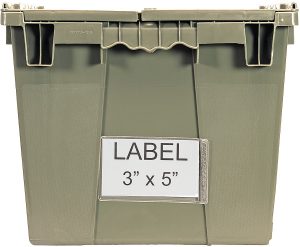 Adhesive Label Holder, 5" x 3", clear (24 per pack) pic