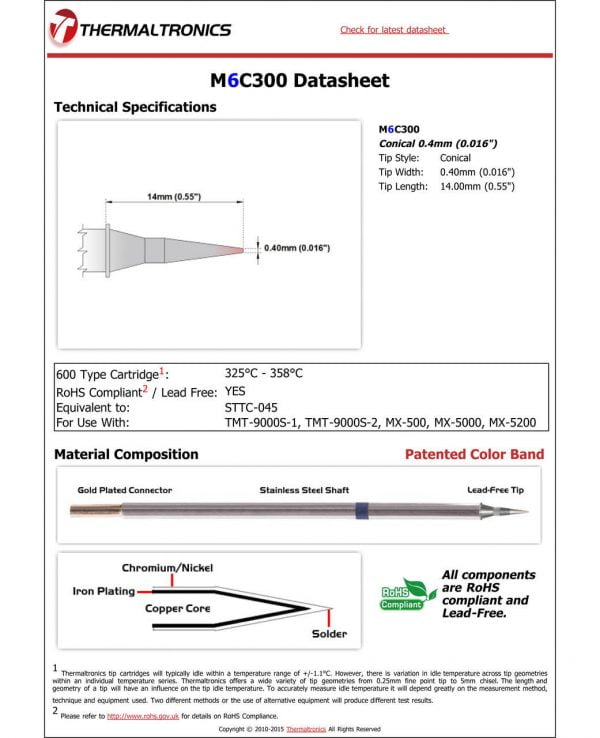 Thermaltronics M6C300 Metcal STTC-X45 pic