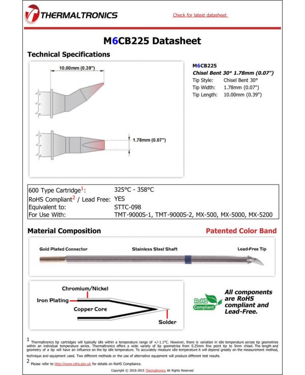 Thermaltronics M6CB225 Metcal STTC-X98 pic