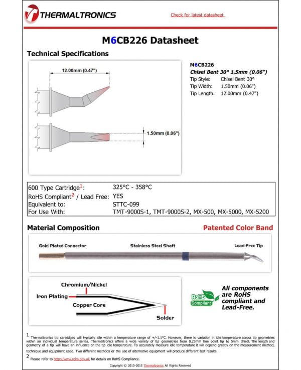 Thermaltronics M6CB226 Metcal STTC-X99 pic
