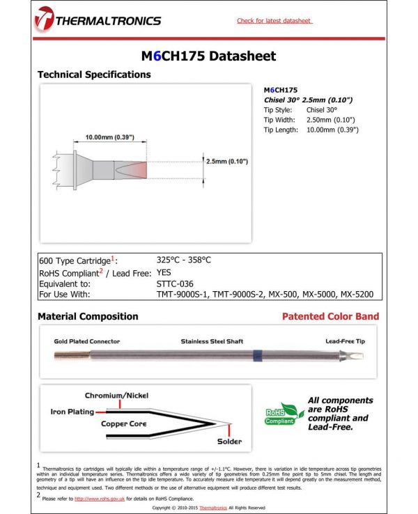 Thermaltronics M6CH175 Metcal STTC-X36 pic