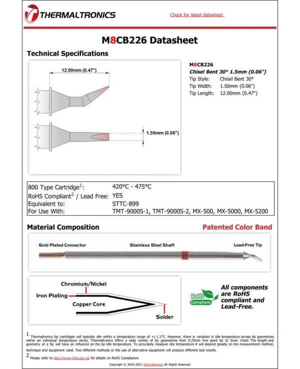 Thermaltronics M8CB226 Metcal STTC-X99 pic
