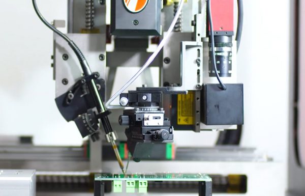Thermaltronics Soldering Robot, TMT-R8000S, is equipped with full vision pic
