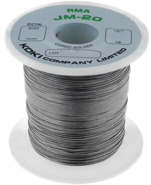 JM-20 Sn60/Pb40 - 0.3 mm No Clean Leaded Flux Cored Solder Wire pic