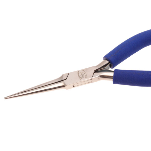 Aven 10314 Pliers Needle Nose 5-3/4" - Serrated - Stainless Steel - ESD Safe Grips pic