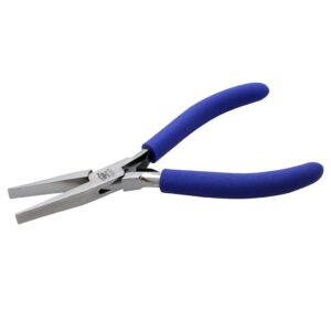 Aven 10335 6" Stainless - Steel Flat Nose Pliers - ESD Safe Grip - Smooth Jaws pic