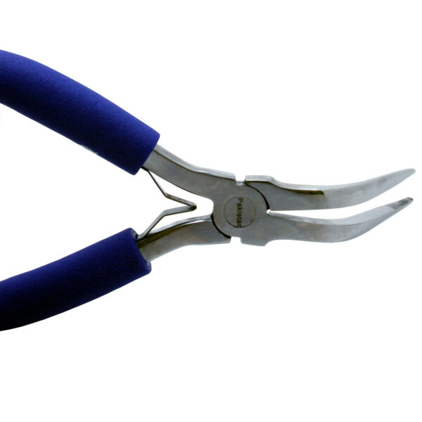 Aven 10953 Pliers Bent Nose 6" - Serrated - Standard Handle pic