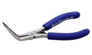 Aven 10953 Pliers Bent Nose 6" - Serrated - Standard Handle pic
