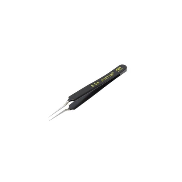 Aven 18062ARS - ESD Stainless Steel 5-SA Artis Tweezers - 4.25" pic
