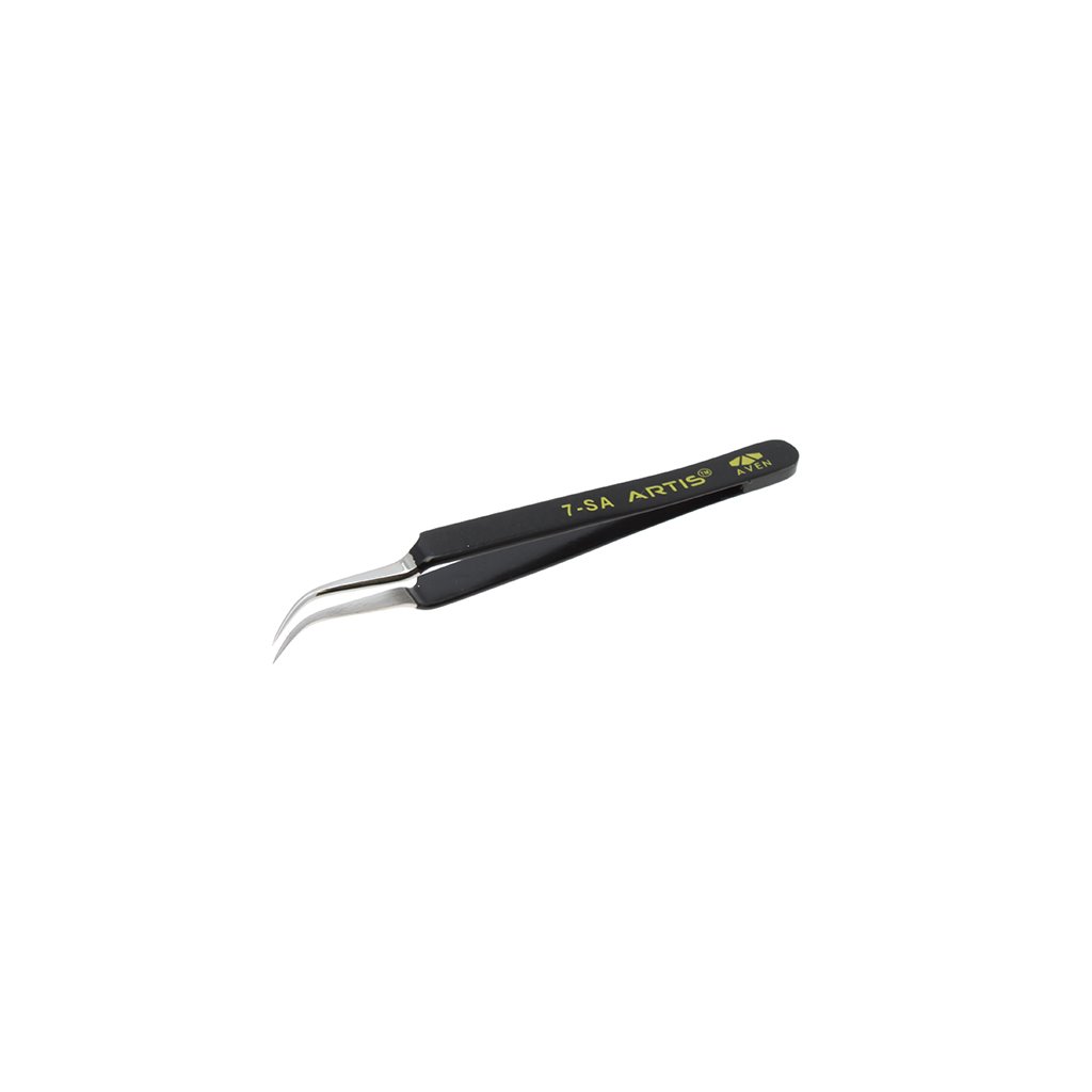 Aven 18072ARS - ESD Stainless Steel 7-SA Artis Tweezers - 4.5" pic