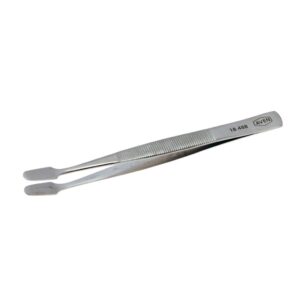 Aven Tools 18488 - Aven 4 1/8" Offset Spade Tweezers pic