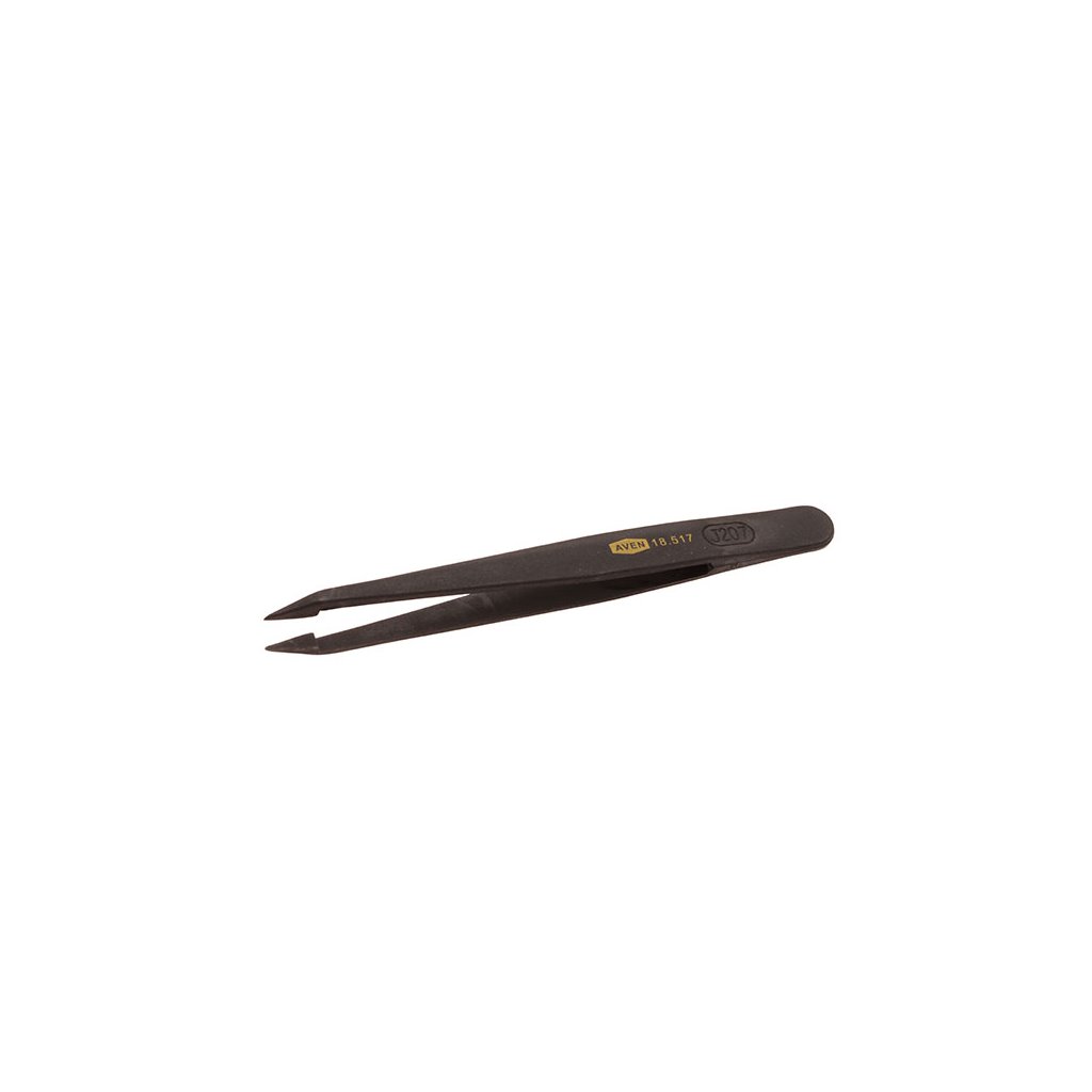 Aven Tools 18517 - Plastic Tweezers 2C - Fine, Straight Tips pic