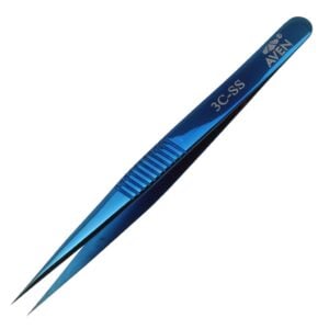 Aven Tools 18853 - Blu-Tek Tweezers w/Straight Pointed Tips Style 3C-SS pic