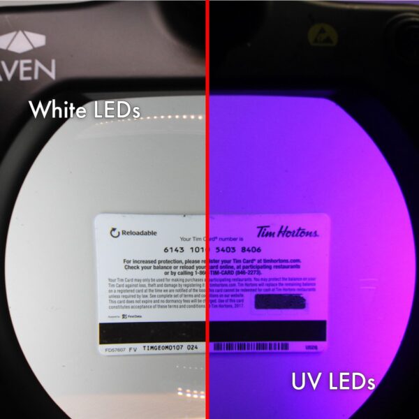 Mighty Vue Pro 3 Diopter Magnifying Lamp With UV and White LEDs, ESD Safe, Aven 26505-ESL-XL3-UV pic