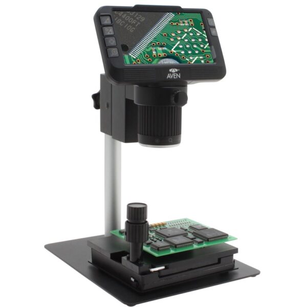 Aven 26700-220-479 Mighty Scope Clearvue Digital Microscope 8X-25X - Post Stand And Gliding Stage pic