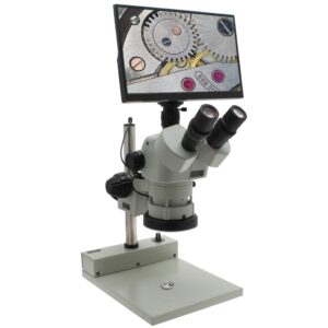 Aven 26800B-355 Eidos System Spzht-135 Consisting Of Spzht-135 Trinocular Microscope - Eidos Camera - Integrated 11.6" Screen - Stand Pled pic
