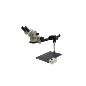 Aven 26800B-373-1 Stereo Zoom Binocular Microscope SPZ-50 - 6.75X -50X - Ultra Glide Boom Stand - Led Ring Light pic