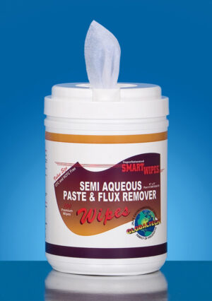 Semi Aqueous Paste & Flux Remover Wipes, Polyester, JNJ SW100AFR, 6" x 9", 12 Pack – 100/Canister pic