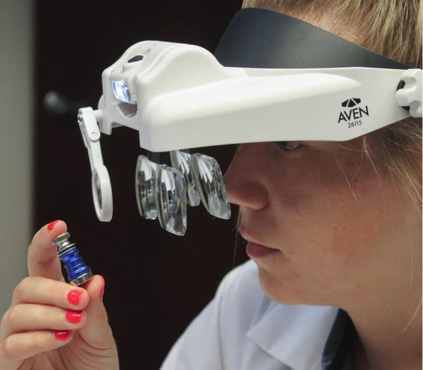 Headband Magnifier with LEDs and Lenses 1X - 1.5X - 2X - 2.5X - 3.5X pic