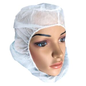 Large Cleanroom Hood, White, Bee-Safe® Polypropylene, 100/Bag, 10 Bags/Case pic