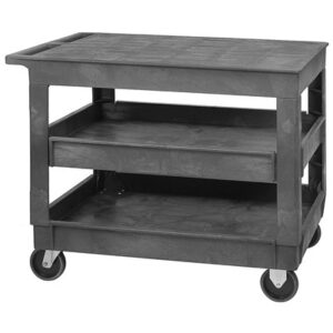 Quantum Storage Systems PFTC4026-33-3 - Polymer Mobile Cart w/3 Shelves - 40" x 26" x 32.5" pic