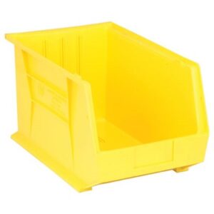 Quantum Storage Systems QUS260-YL - Ultra Stack and Hang Bin - I.D. 17.125" L x 10" W x 9.75" H - Yellow - 4/Carton pic