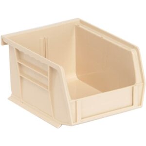 Quantum Storage Systems QUS210-IV - Ultra Stack and Hang Bin - I.D. 4.75" L x 3.4375" W x 2.8125" H - Ivory - 24/Carton pic