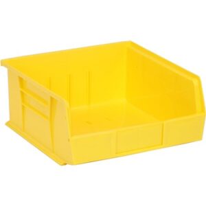 Quantum Storage Systems QUS235-YL - Ultra Stack and Hang Bin - I.D. 10.25" L x 10" W x 4.75" H - Yellow - 6/Carton pic