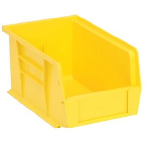 Quantum Storage Systems QUS221-YL - Ultra Stack and Hang Bin - I.D. 8.5" L x 5.125" W x 4.5" H - Yellow - 12/Carton pic