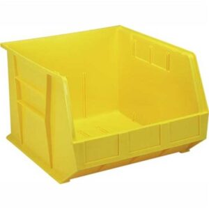 Quantum Storage Systems QUS270-YL - Ultra Stack and Hang Bin - I.D. 17.125" L x 14.75" W x 10.25" H - Yellow - 3/Carton pic