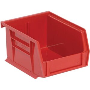 Quantum Storage Systems QUS210-RD - Ultra Stack and Hang Bin - I.D. 4.75" L x 3.4375" W x 2.8125" H - Red - 24/Carton pic