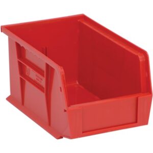Quantum Storage Systems QUS221-RD - Ultra Stack and Hang Bin - I.D. 8.5" L x 5.125" W x 4.5" H - Red - 12/Carton pic