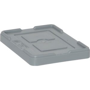 Quantum Storage Systems COV91000-GY - Snap-On Cover for Dividable Grid Tote Box DG91035 & DG91050 - Gray - 10/Carton pic