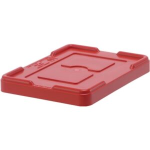 Quantum Storage Systems COV91000-RD - Snap-On Cover for Dividable Grid Tote Box DG91035 & DG91050 - Red - 10/Carton pic