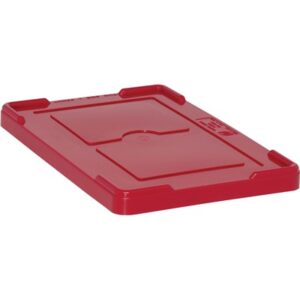 Quantum Storage Systems COV92000-RD - Snap-On Cover for Dividable Grid Tote Box DG92035/DG92060/DG92080 - Red - 4/Carton pic