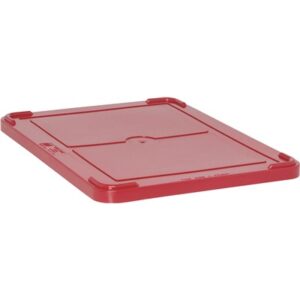 Quantum Storage Systems COV93000-RD - Snap-On Cover for Dividable Grid Tote Box DG93030/DG93060/DG93080/DG93122 - Red - 3/Carton pic