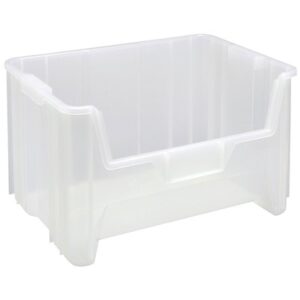 Quantum Storage Systems QGH700CL - Clear-View Series Giant Stack Container - 15.25" x 19.875" x 12.4375" - 3/Carton pic