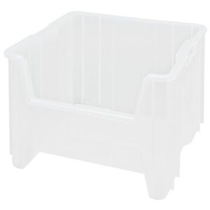 Quantum Storage Systems QGH800CL - Clear-View Series Giant Stack Container - 17.5" x 16.5" x 12.5" - 2/Carton pic