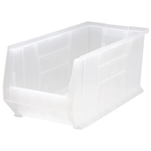 Quantum Storage Systems QUS953CL - Clear-View Series 24" Hulk Container - 23.875" x 11" x 10" - 4/Carton pic