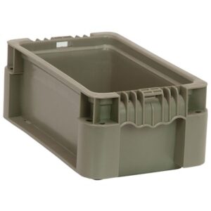 Quantum Storage Systems RSO1207-5 - Heavy-Duty Straight Wall Stacking Container - 12" x 7.5" x 5" pic