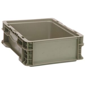 Quantum Storage Systems RSO1215-5 - Heavy-Duty Straight Wall Stacking Container - 12" x 15" x 5" pic