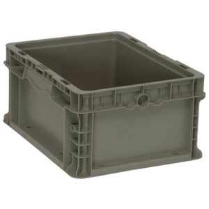 Quantum Storage Systems RSO1215-7 - Heavy-Duty Straight Wall Stacking Container - 12" x 15" x 7.5" pic