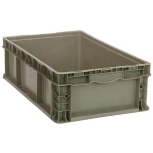 Quantum Storage Systems RSO2415-9 - Heavy-Duty Straight Wall Stacking Container - 24" x 15" x 9.5" pic