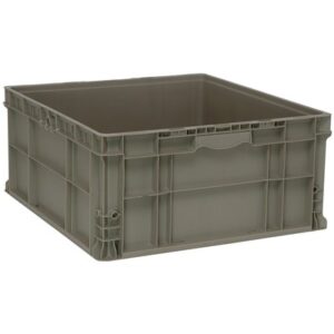 Quantum Storage Systems RSO2422-11 - Heavy-Duty Straight Wall Stacking Container - 24" x 22.5" x 11" pic